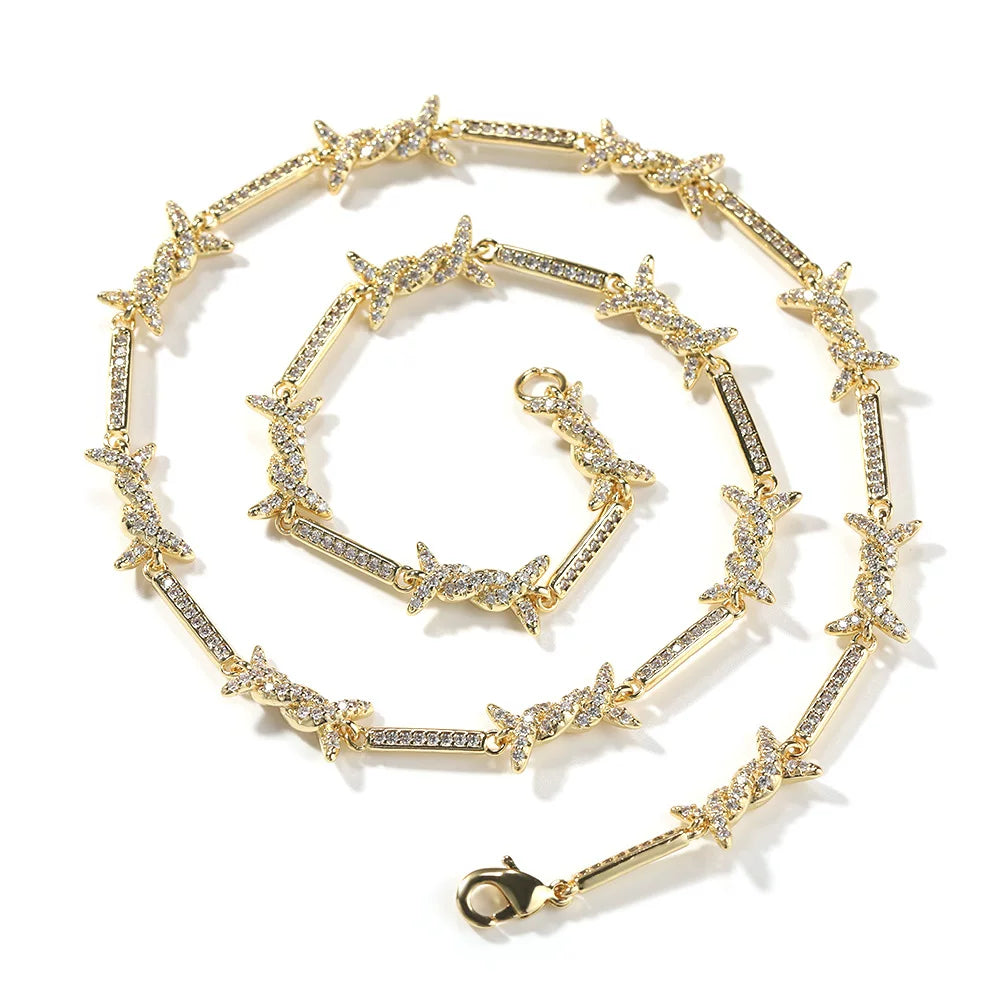 The Barbed Wire Chain Necklace