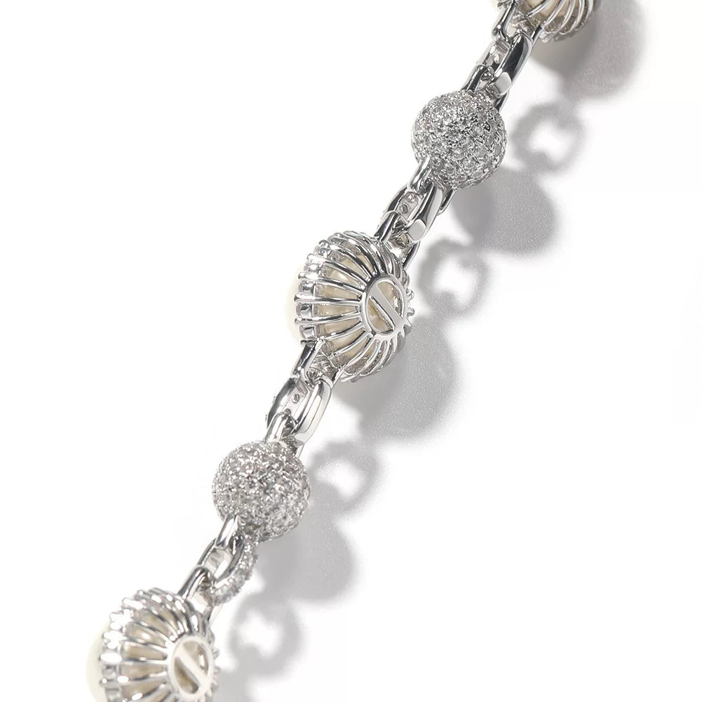 The Pearl & Ice Chain Necklace