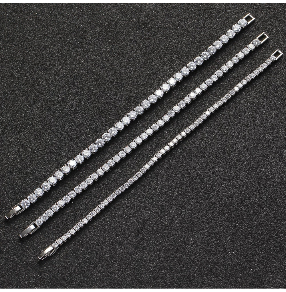 The Baseline Tennis Bracelet