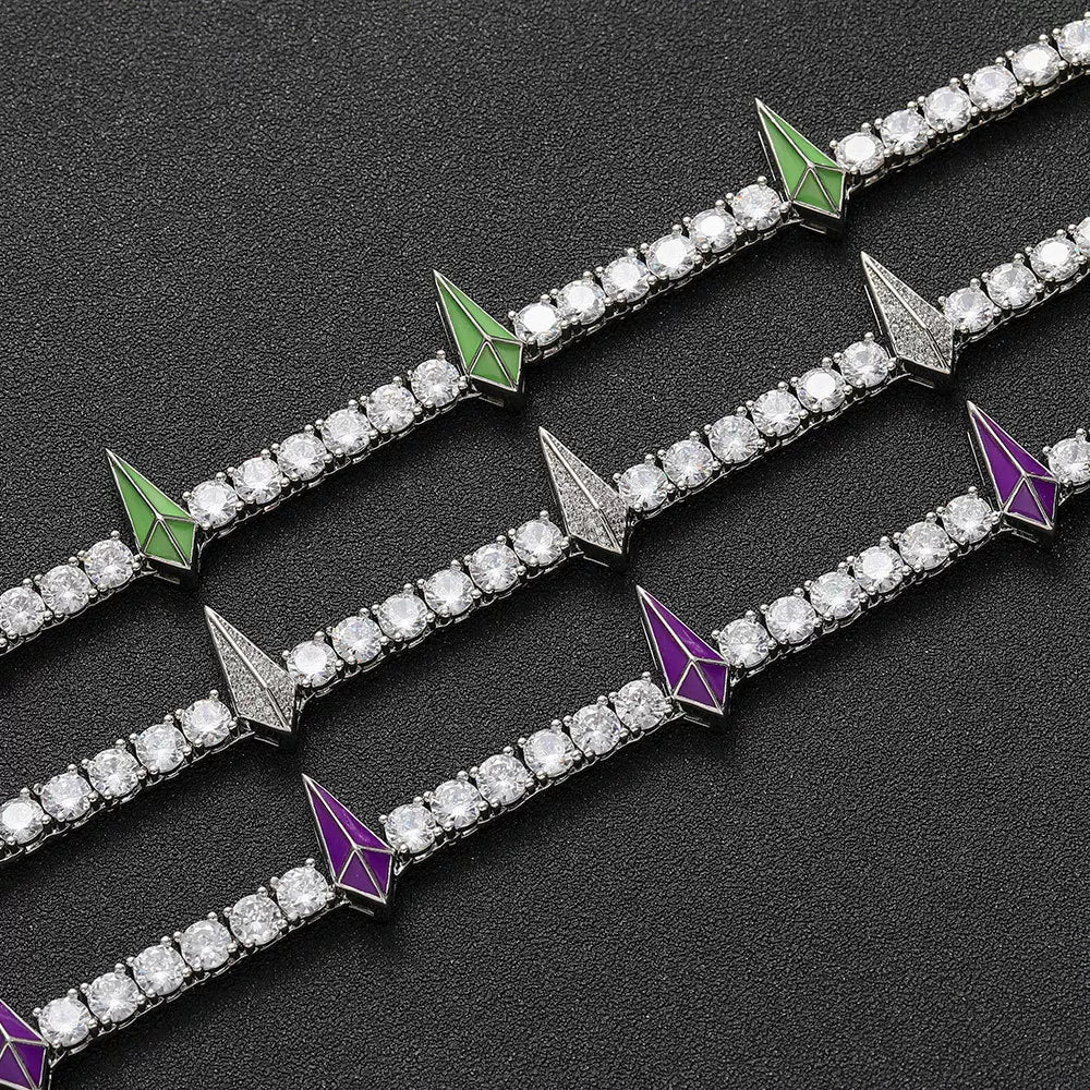 The Star Spike Tennis Chain Necklace