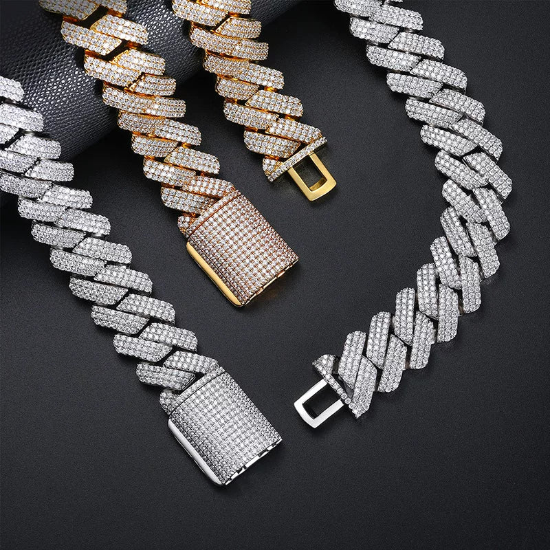 Titan 25mm Iced Cuban Link Necklace
