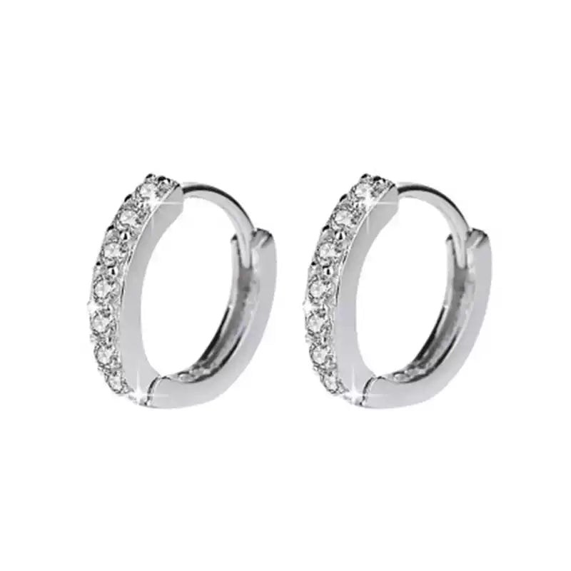 CZ Hoop Earrings