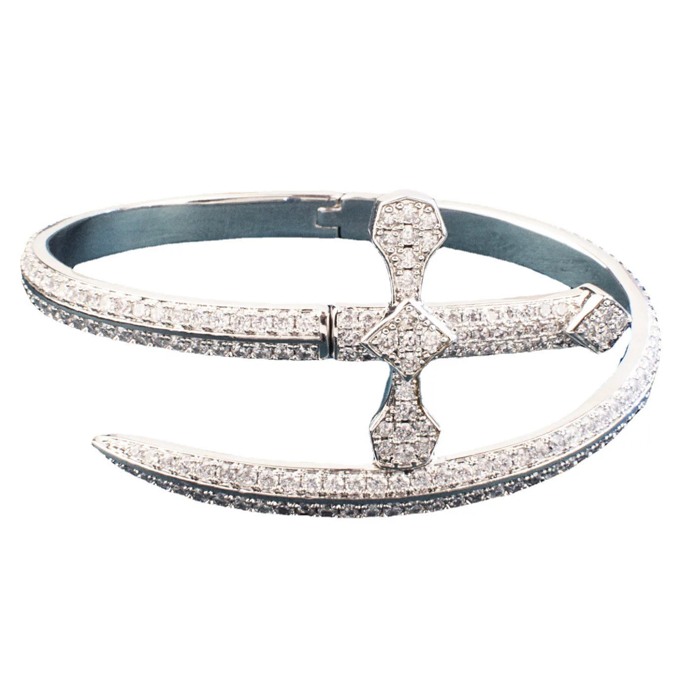 Cross Nail Bangle