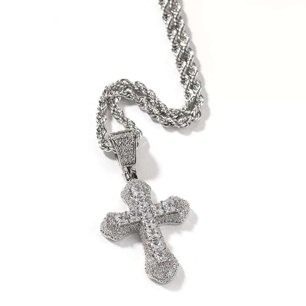The Spectrum Cross Pendant Necklace