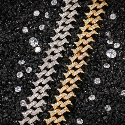 Thorns Iced Cuban Link Chain