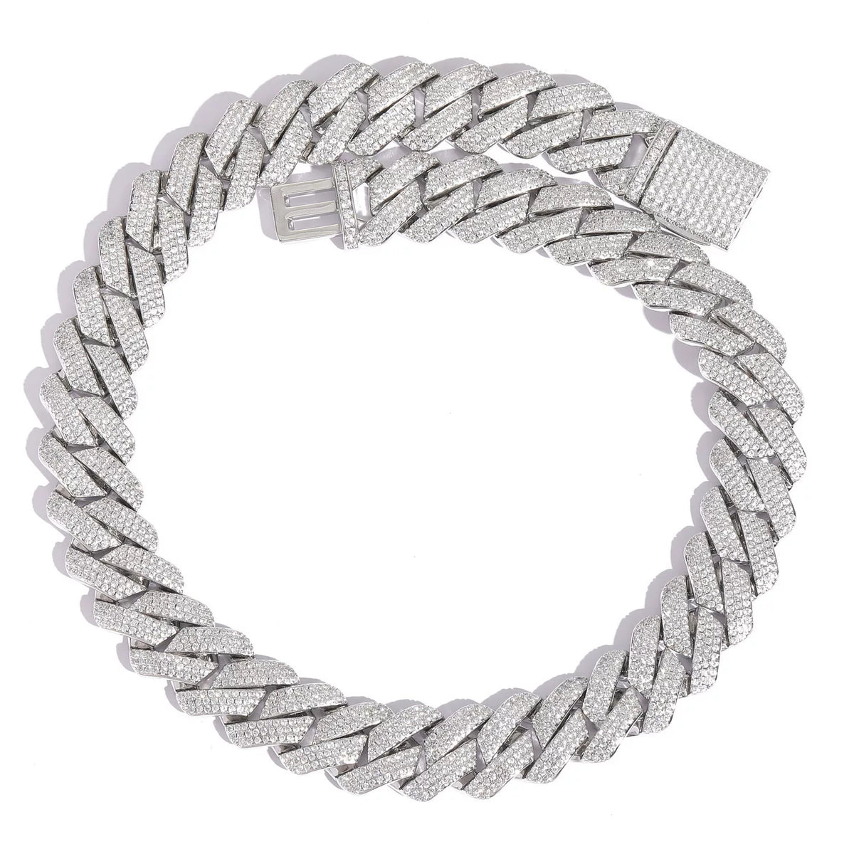 Domino Iced Cuban Link Necklace