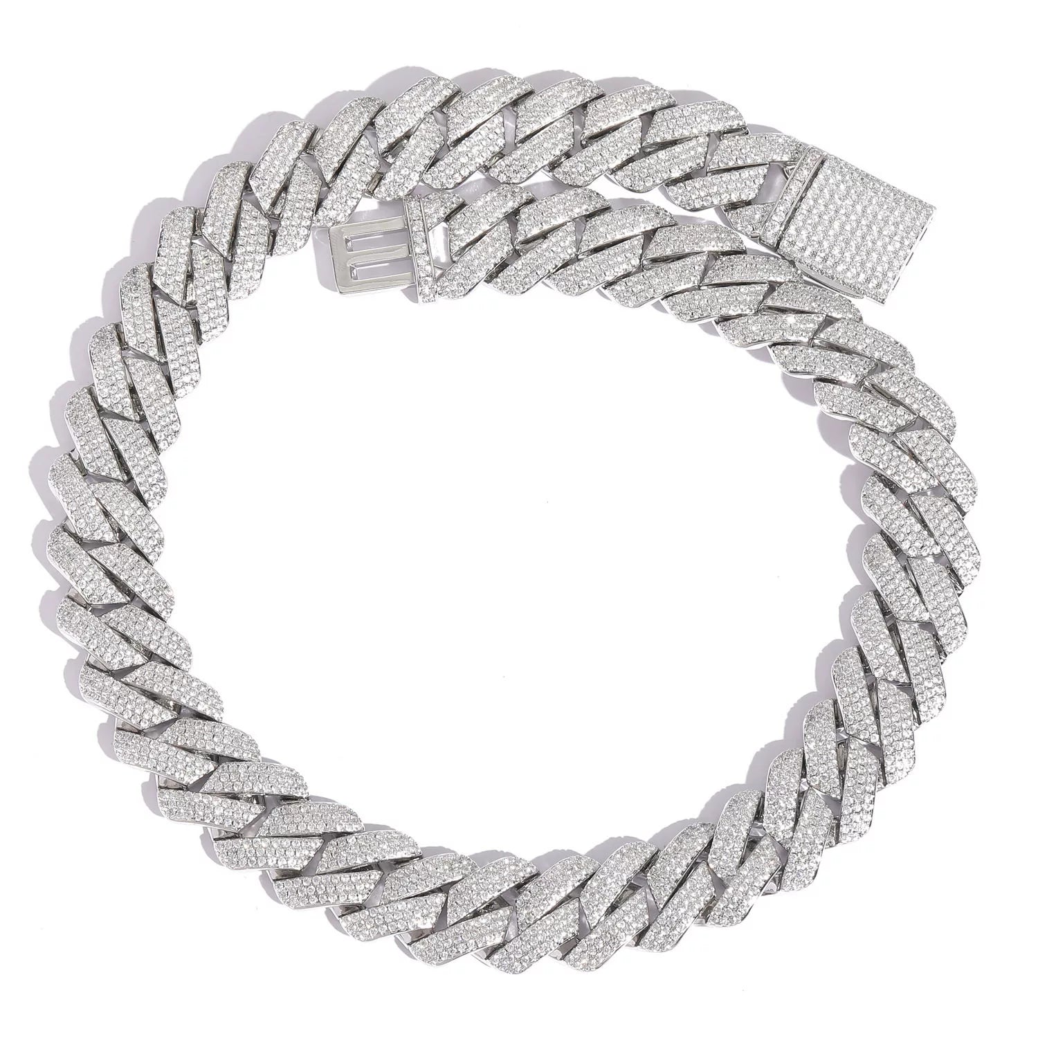 Domino Iced Cuban Link Necklace