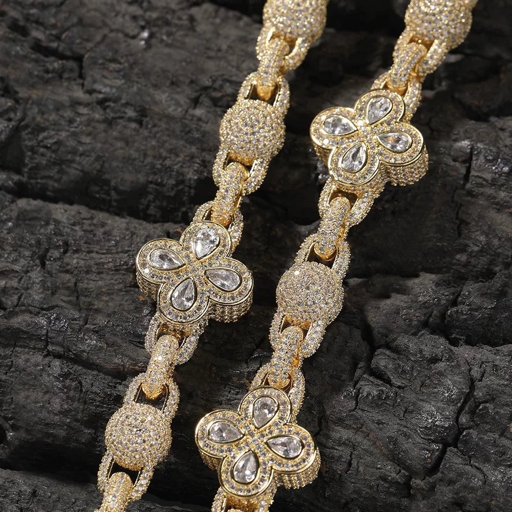Petal Bloom Iced Mariner Chain Set