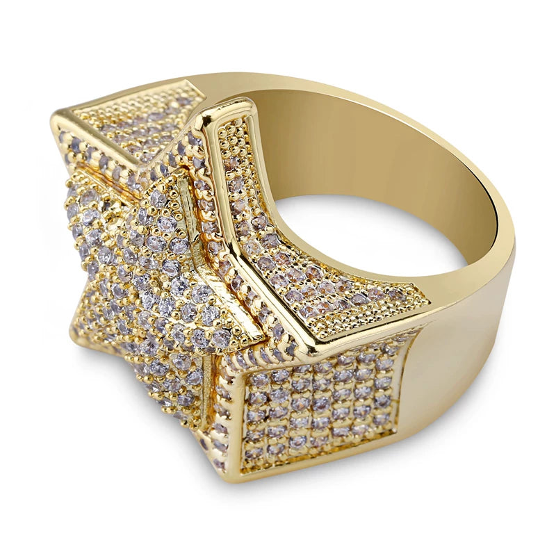 Nova Star Iced Ring