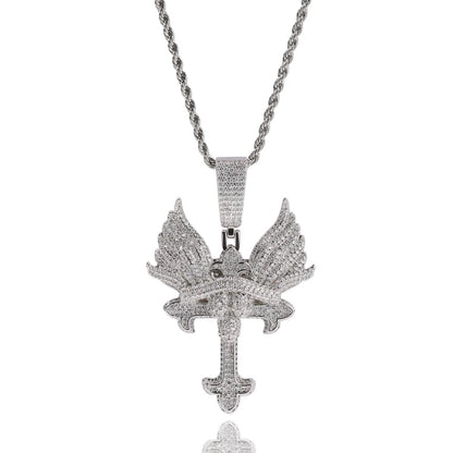The Seraph Cross Pendant Necklace