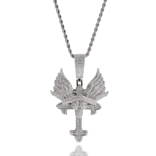 The Seraph Cross Pendant Necklace