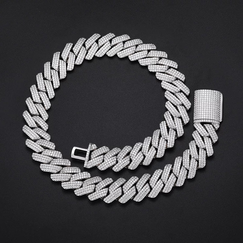 Titan 25mm Iced Cuban Link Necklace