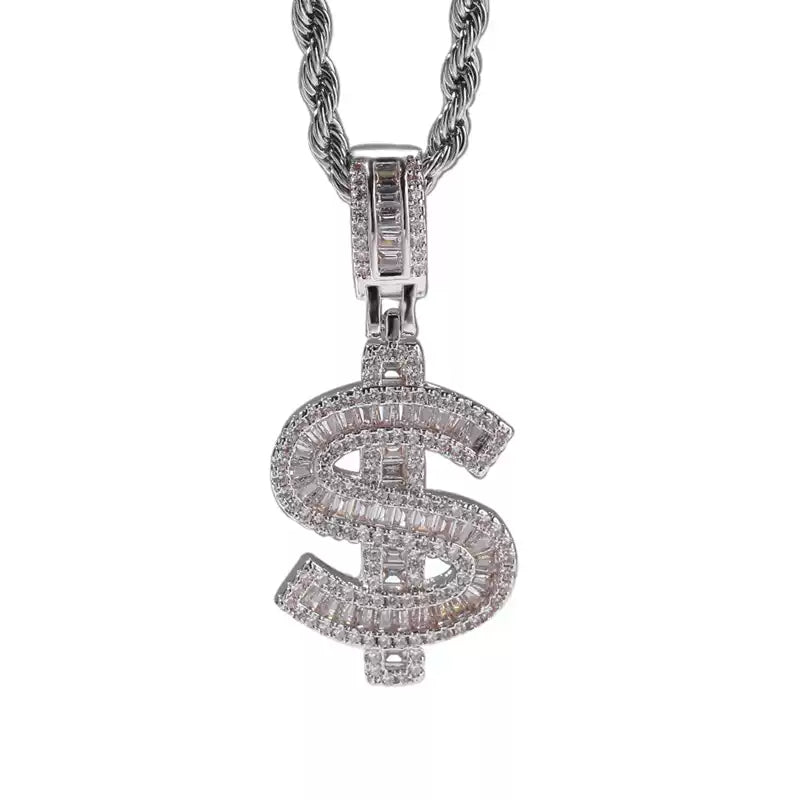 Dollar Sign Pendant Necklace