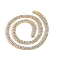 The Double Row Tennis Chain Necklace