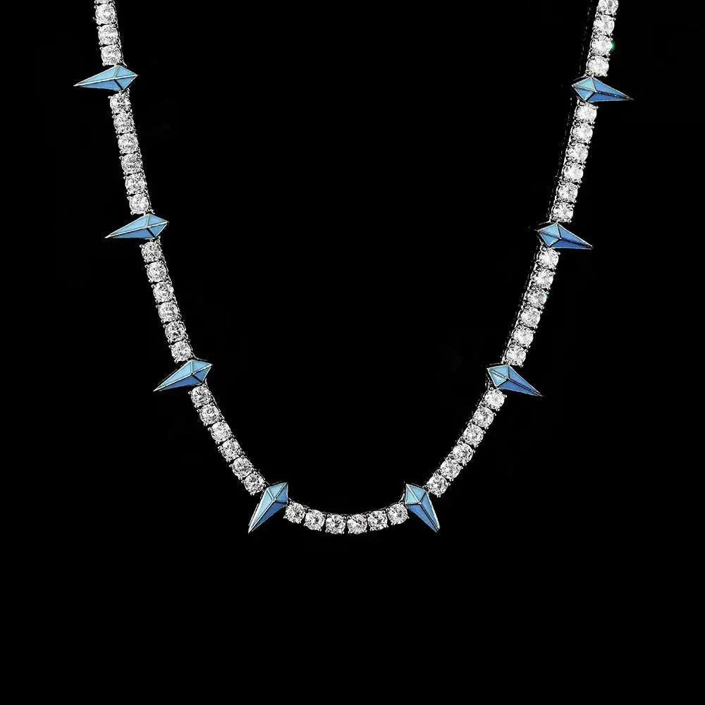 The Star Spike Tennis Chain Necklace