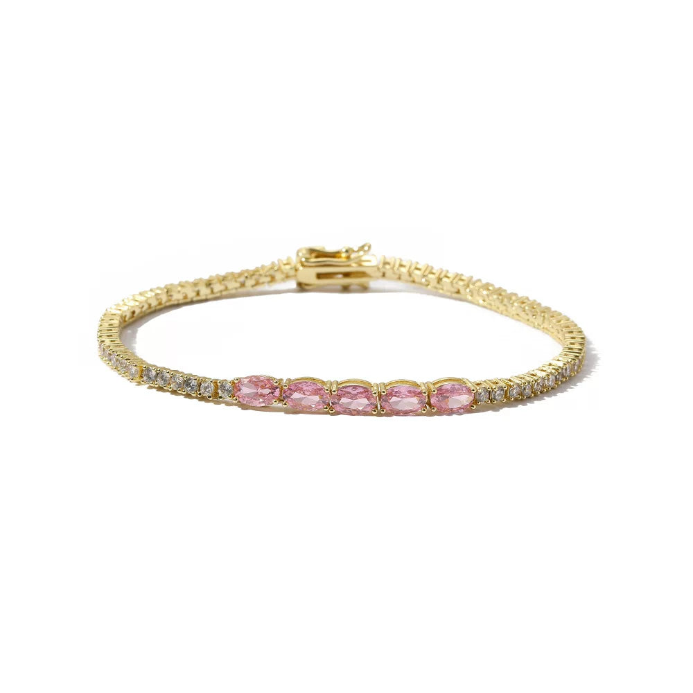 The Blush Tennis Bracelet