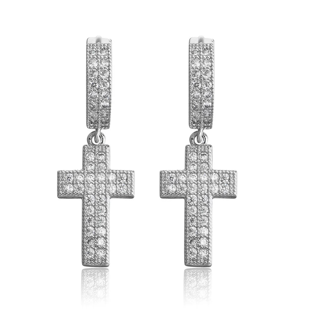 The Cross Drop Huggies