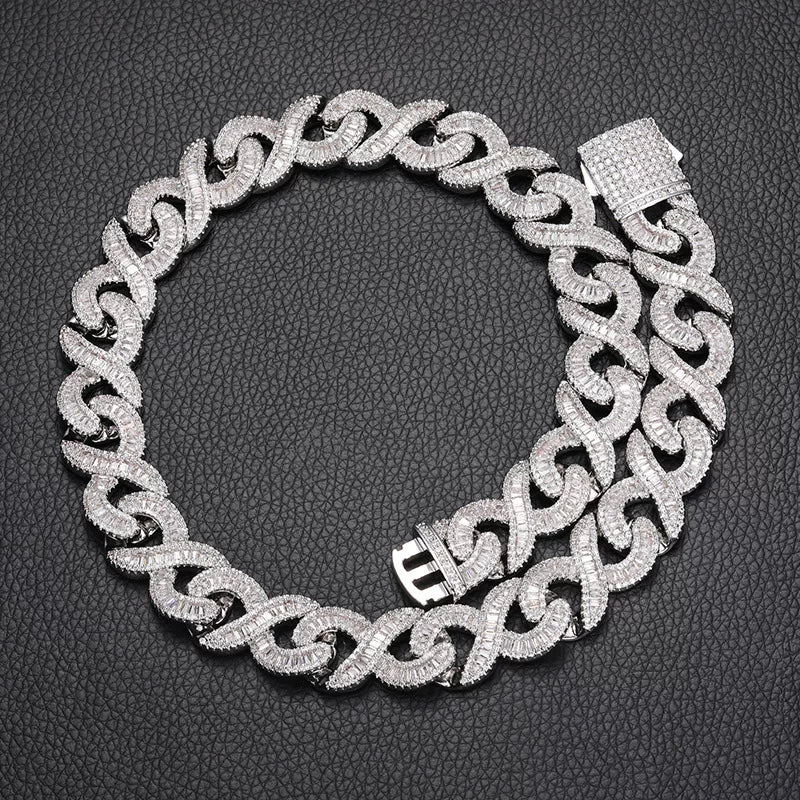 Luxe 16mm Baguette Cuban Link Chain