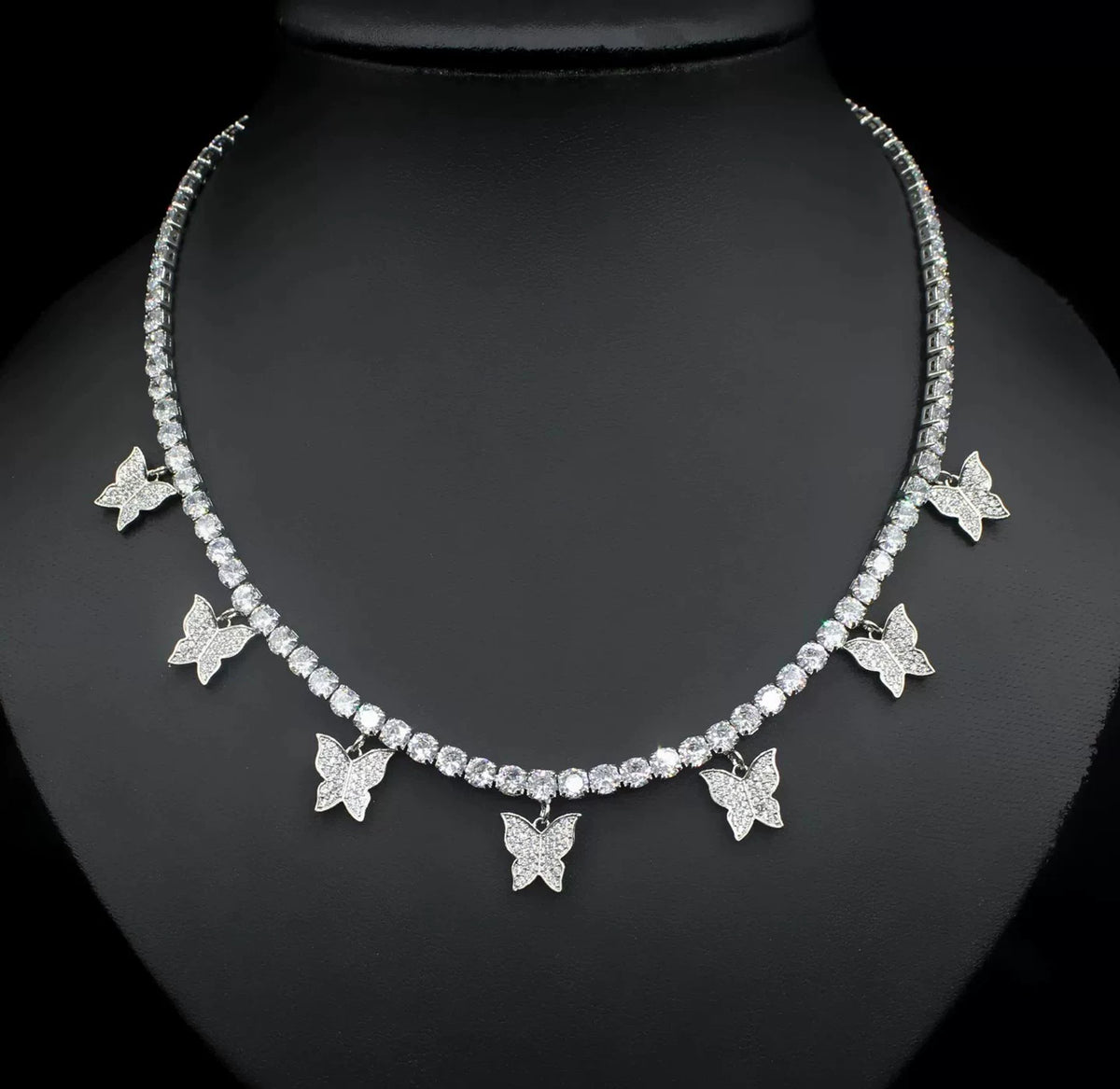 Butterfly CZ Necklace
