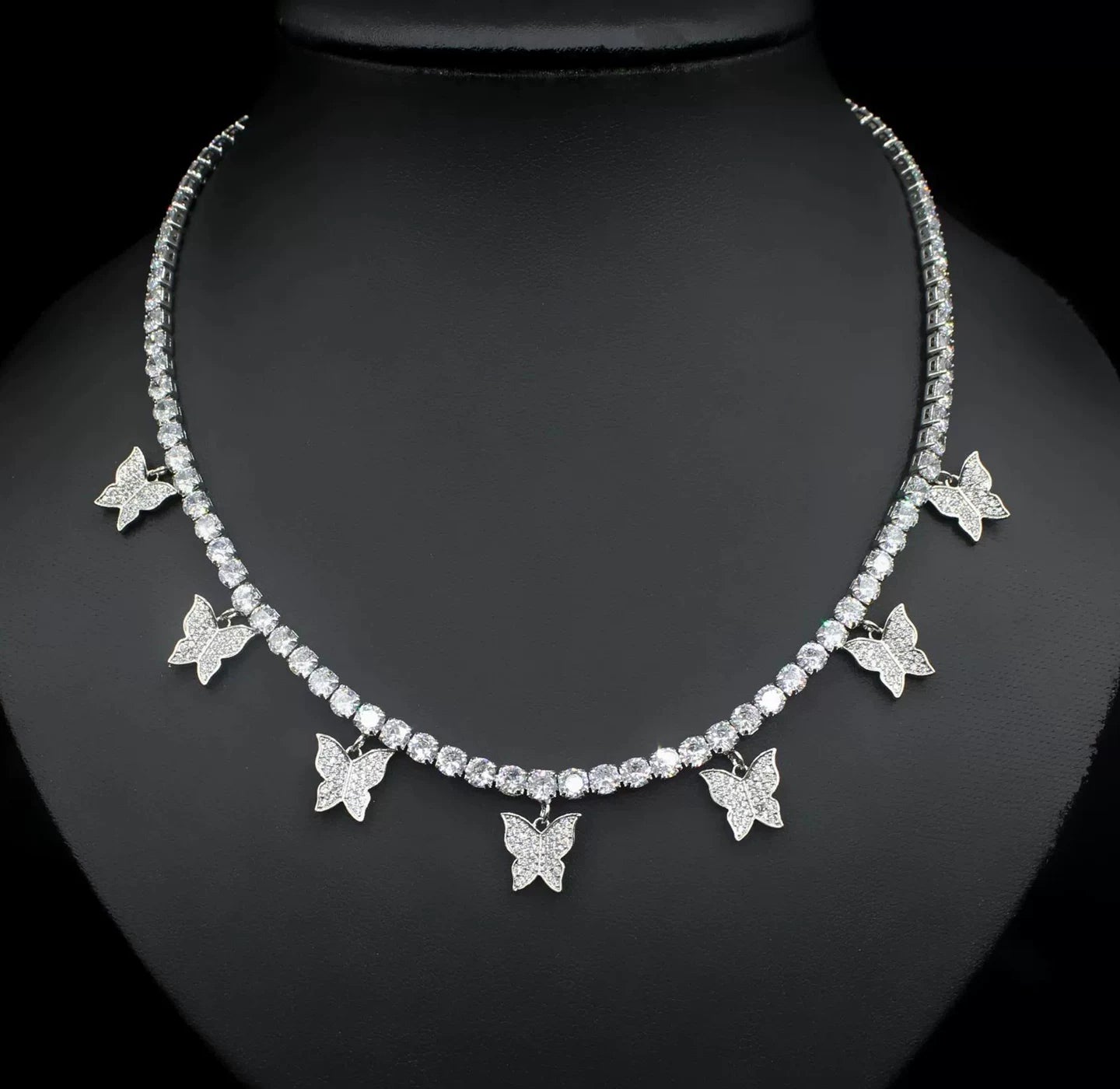 Butterfly CZ Necklace
