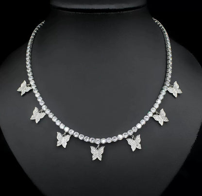 Butterfly CZ Necklace