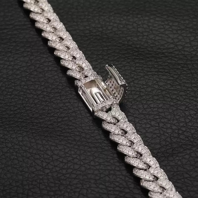 Iced Out Miami Cuban Link Chain Necklace