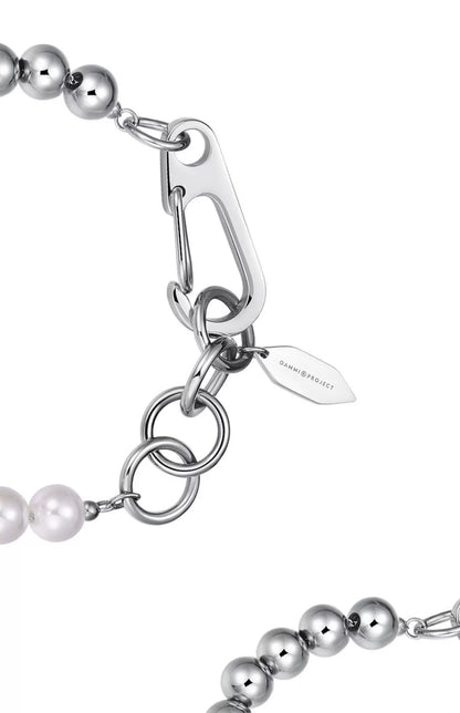 The Half Pearl Carabiner Bracelet