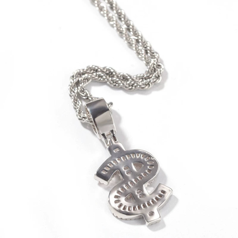 Dollar Sign Pendant Necklace