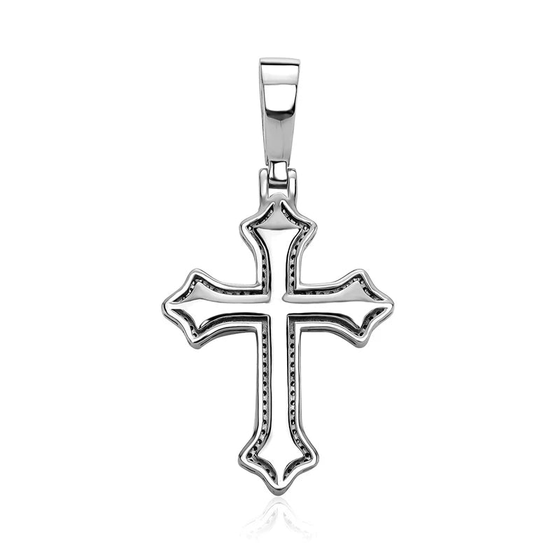 The Baroque Cross Pendant Necklace