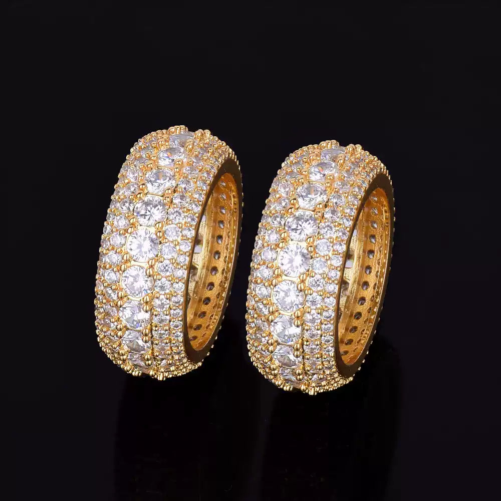 Pave CZ Eternity Band Ring