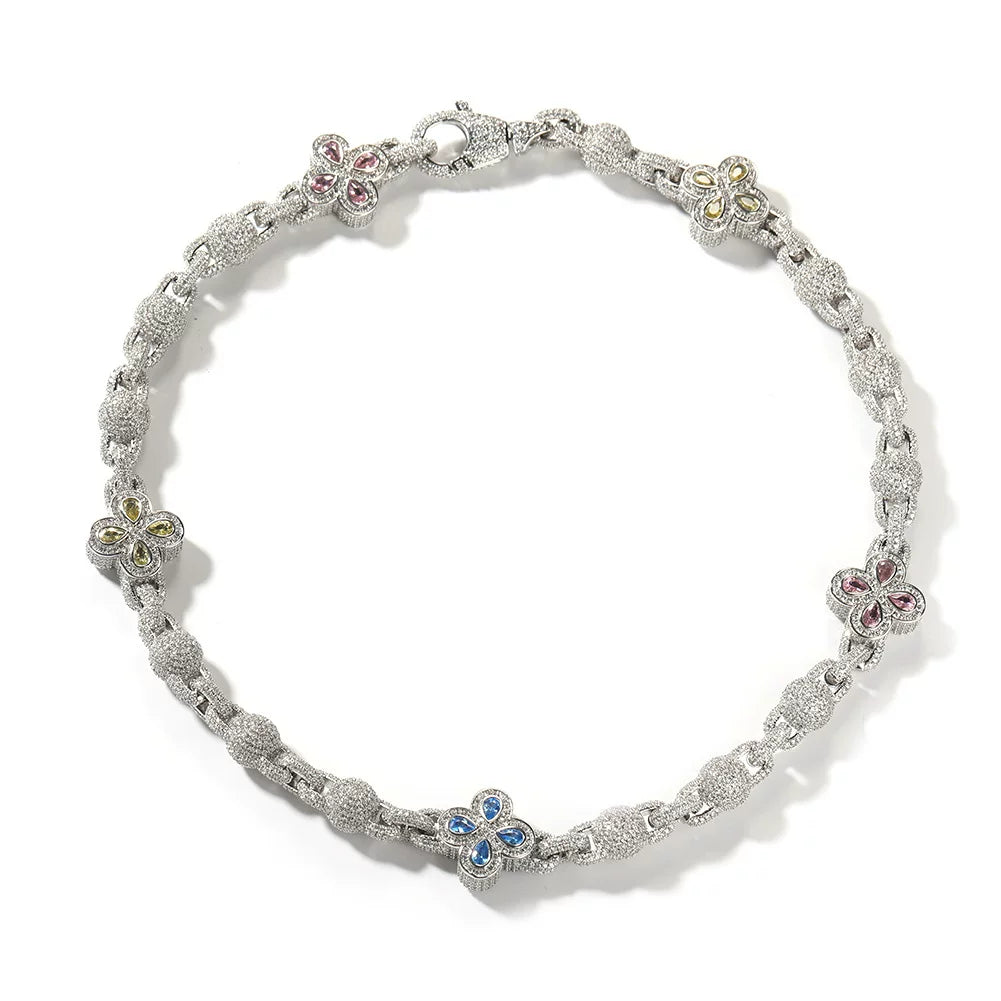 Petal Bloom Iced Mariner Chain Set