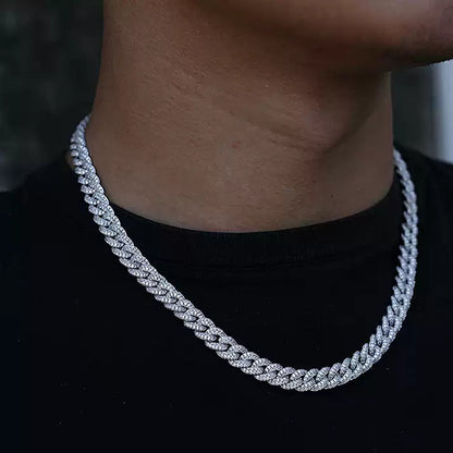 Iced Out Miami Cuban Link Chain Necklace
