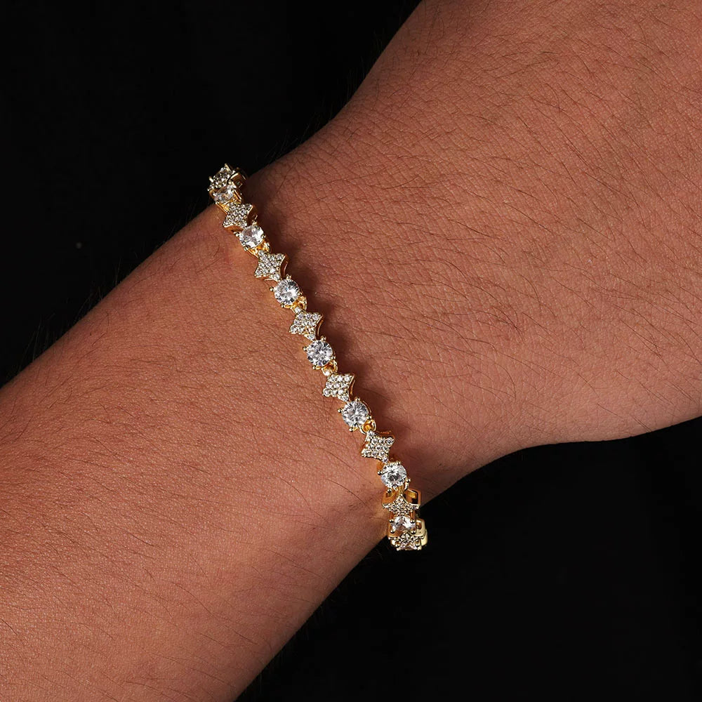Star Link CZ Tennis Bracelet