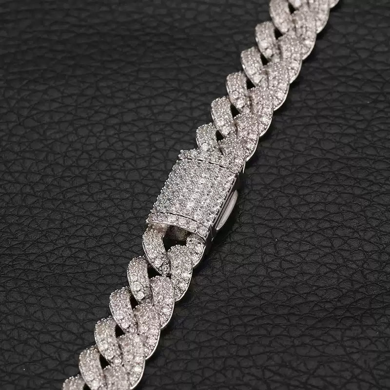 Iced Out Miami Cuban Link Chain Necklace