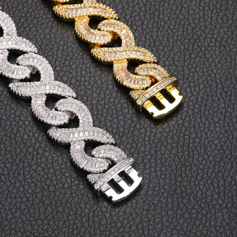 Luxe 16mm Baguette Cuban Link Chain