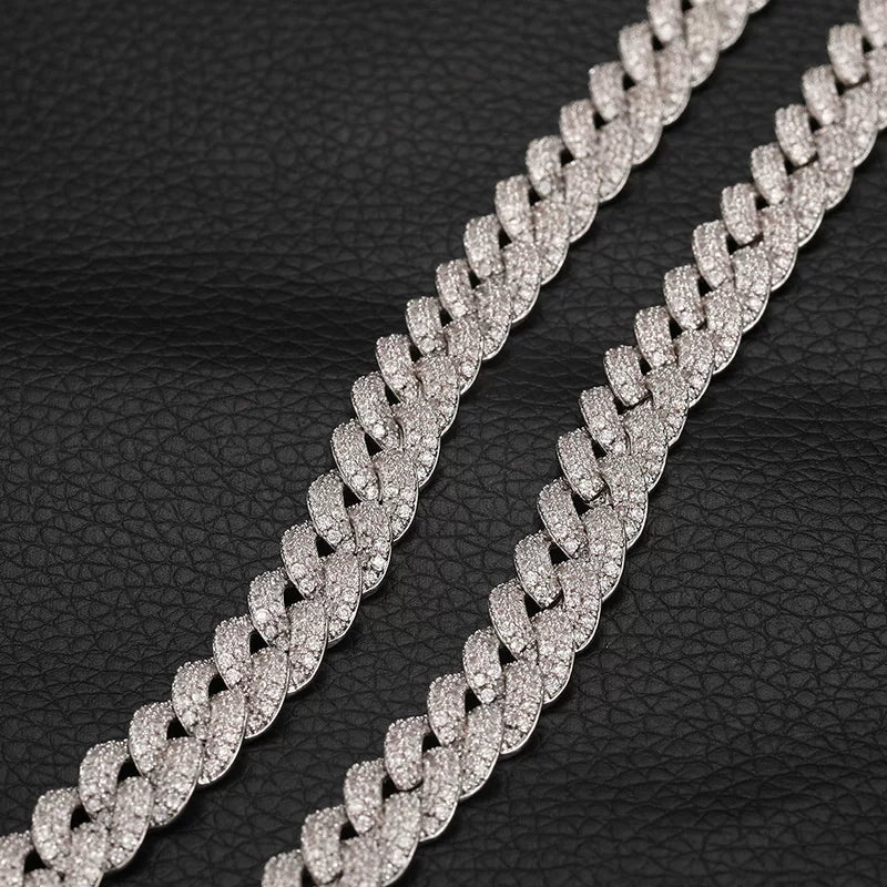Iced Out Miami Cuban Link Chain Necklace