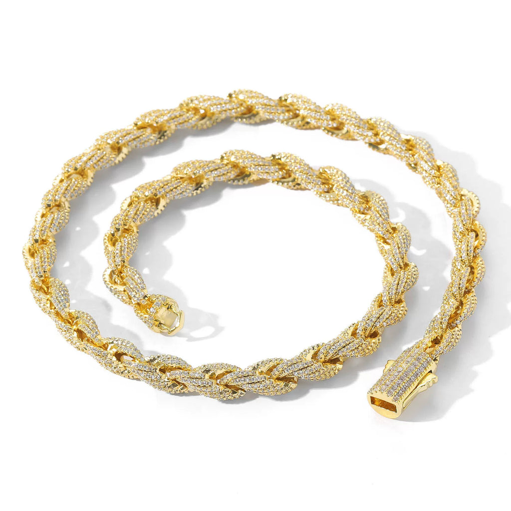 The Iced Rope Chain Necklace