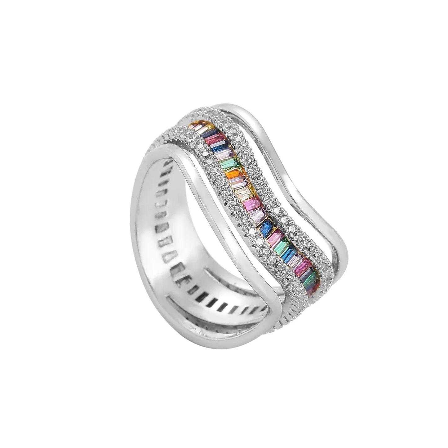The Rainbow Wave Ring