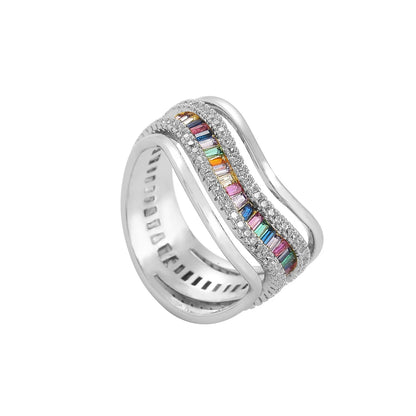 The Rainbow Wave Ring