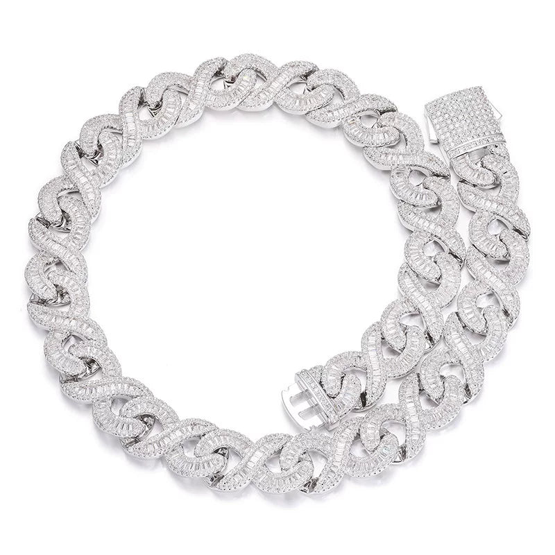 Luxe 16mm Baguette Cuban Link Chain