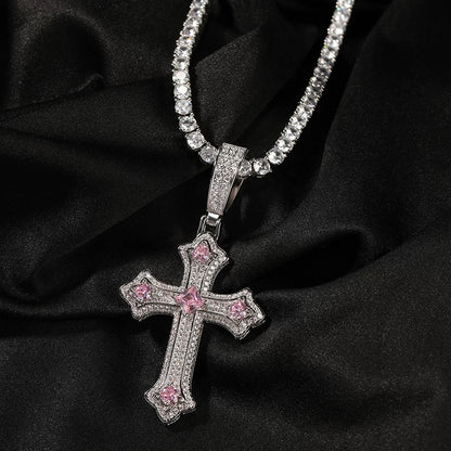 Reliquary Cross Pendant Necklace