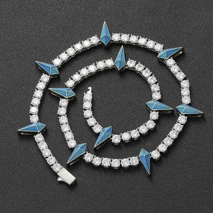 The Star Spike Tennis Chain Necklace