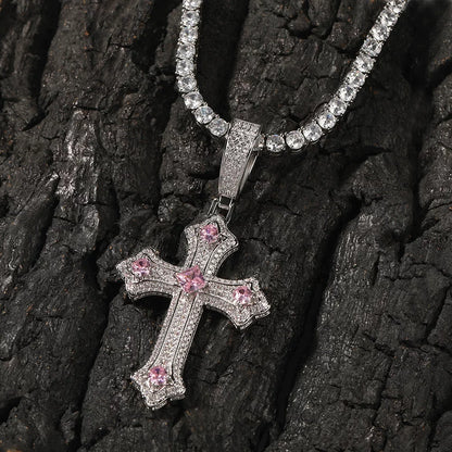 Reliquary Cross Pendant Necklace
