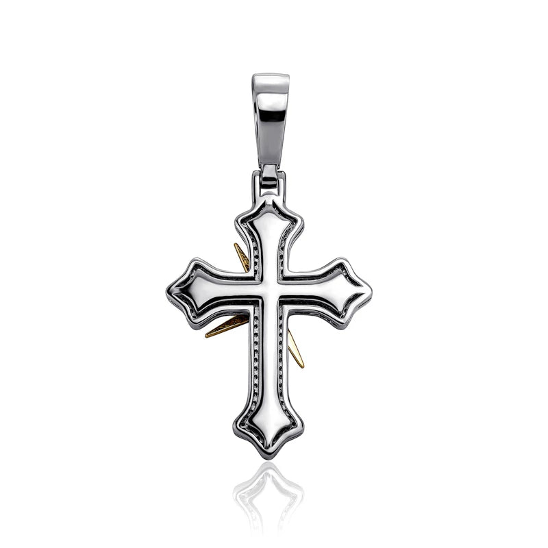 Stellar Cross Pendant Necklace