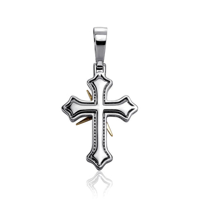 Stellar Cross Pendant Necklace