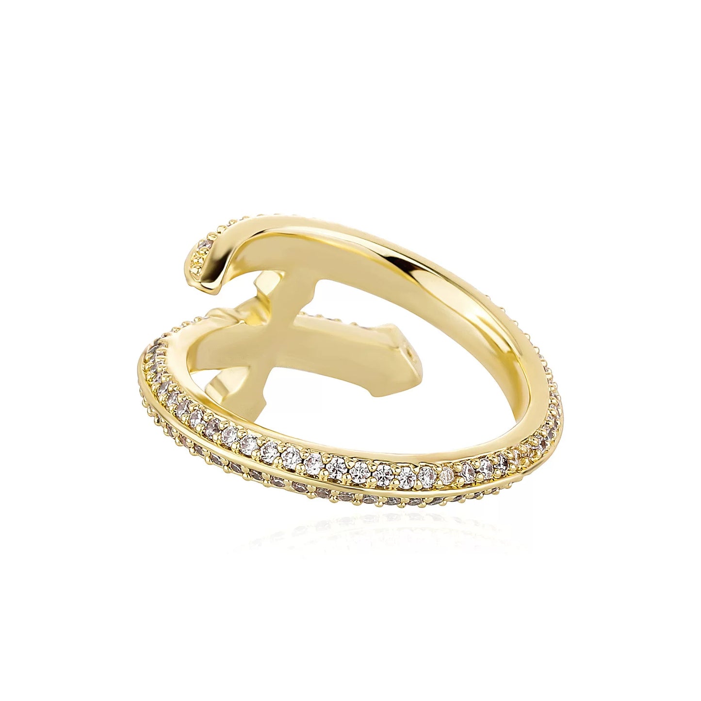 The Gothic Cross Wrap Ring