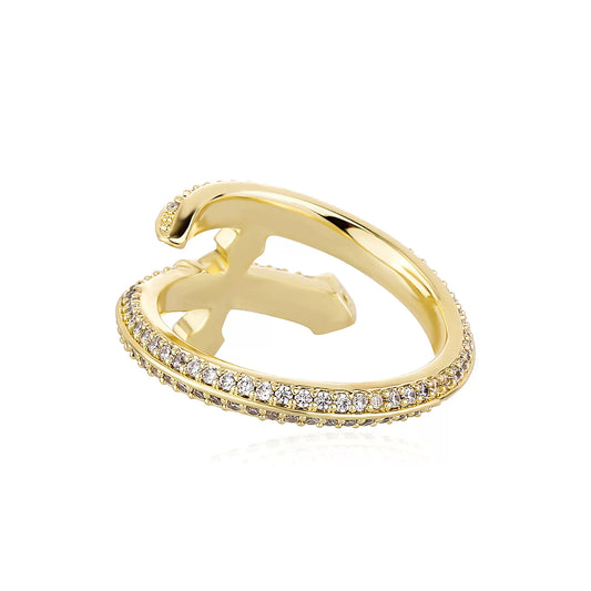 The Gothic Cross Wrap Ring