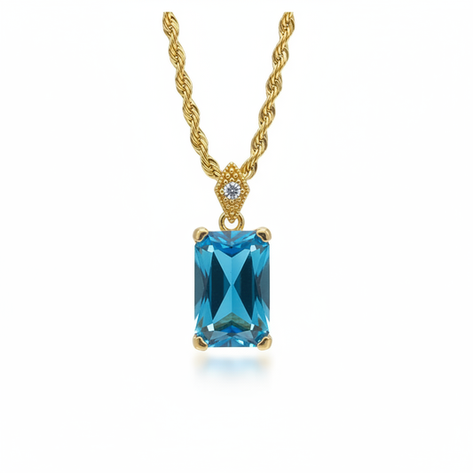 Blue Pendant Close-up