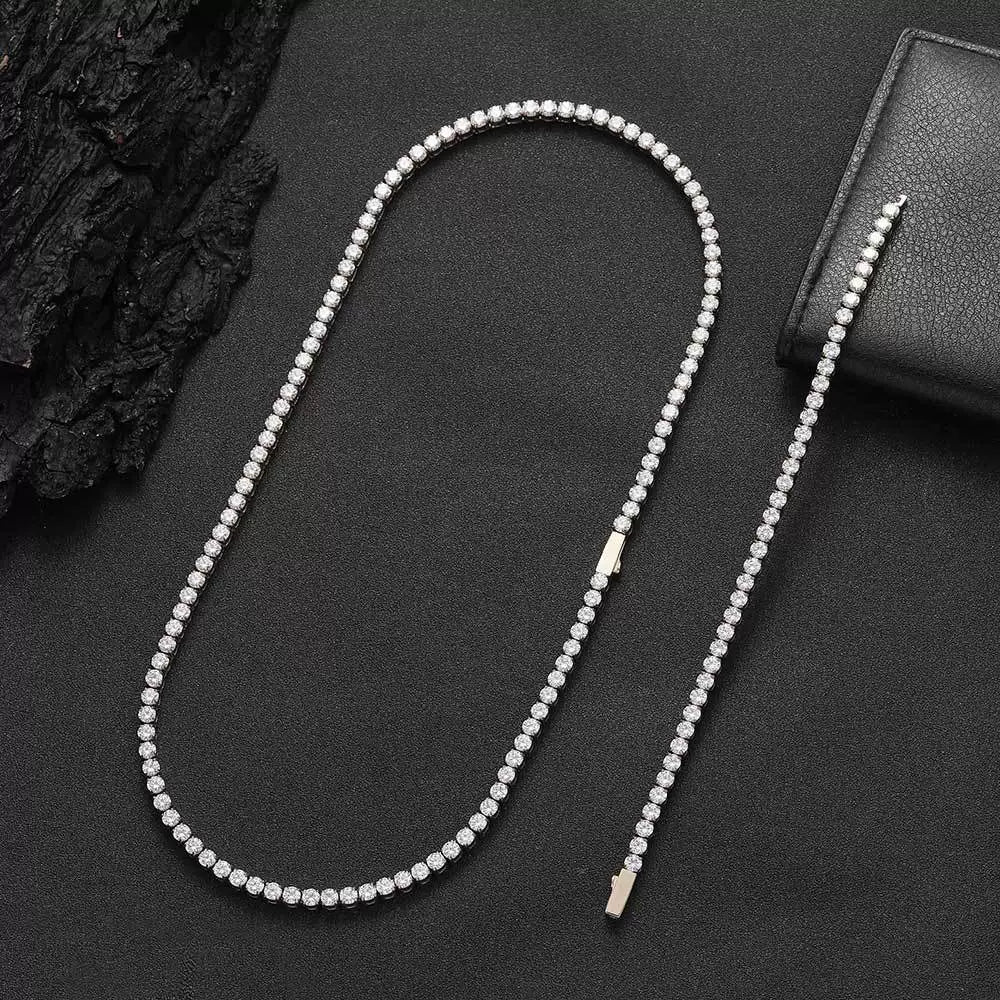 Zirconia Tennis Necklace