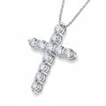 Cross Necklace Angle View
